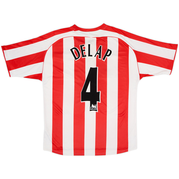 2005-07 Sunderland Home Shirt Delap #4 - 6/10 - (M)