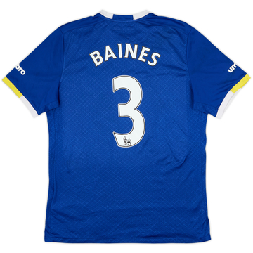 2016-17 Everton Home Shirt Baines #3 - 6/10 - (L)