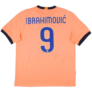 2009-10 Barcelona Away Shirt Ibrahimovic #9 - 7/10 - (L)