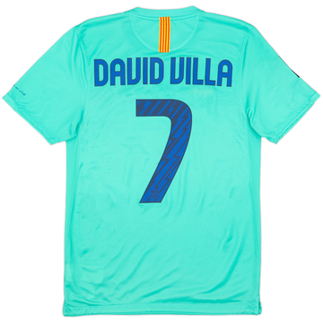 2010-11 Barcelona Away Shirt David Villa #7 - 8/10 - (S)