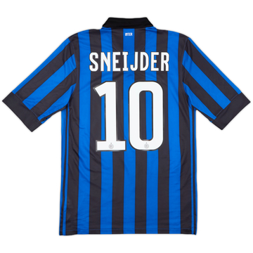 2011-12 Inter Milan Home Shirt Sneijder #10 - 10/10 - (S)