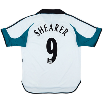 1999-00 Newcastle Away Shirt Shearer #9 - 6/10 - (L)