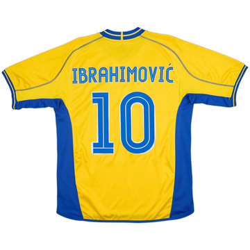 2003-04 Sweden Home Shirt Ibrahimovic #10 - 9/10 - (L)
