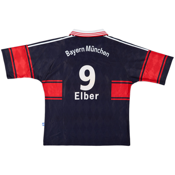 1997-99 Bayern Munich Home Shirt Elber #9 - 8/10 - (XL)