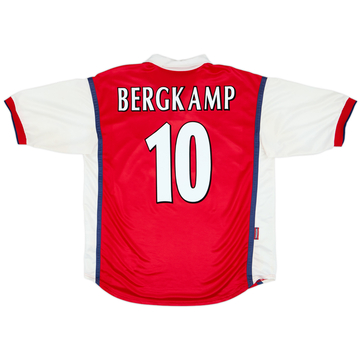 1998-99 Arsenal Home Shirt Bergkamp #10 - 6/10 - (L)