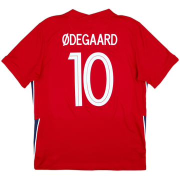 2020-22 Norway Home Shirt Odegaard #10 - 8/10 - (L)