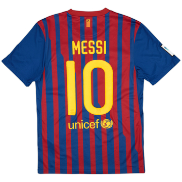 2011-12 Barcelona Home Shirt Messi #10 - 6/10 - (S)