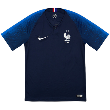 2018 France Home Shirt - 8/10 - (S)