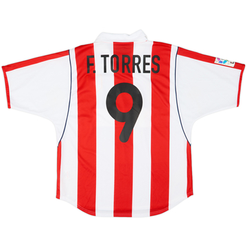 2001-02 Atletico Madrid Home Shirt F.Torres #9 - 8/10 - (L)