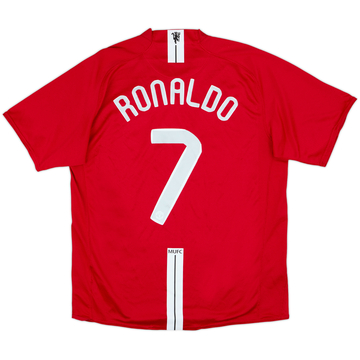 2007-09 Manchester United Home Shirt Ronaldo #7 - 6/10 - (L)