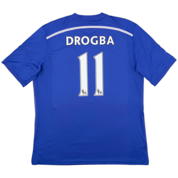 2014-15 Chelsea Home Shirt Drogba #11 - 6/10 - (XL)
