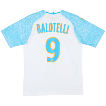 2018-19 Olympique Marseille Home Shirt Balotelli #9 - 10/10 - (S)
