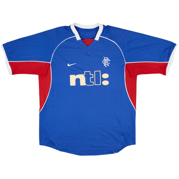 2001-02 Rangers Home Shirt - 6/10 - (M)