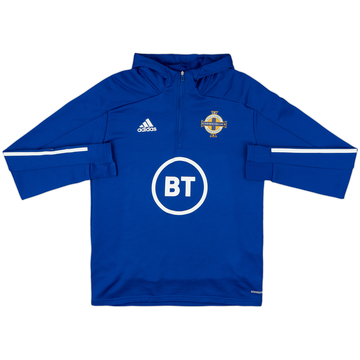 2020-21 Northern Ireland adidas Hooded 1/4 Zip Sweat Top - 10/10 - (M)