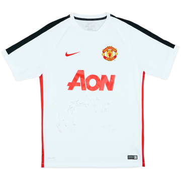 2015-16 Manchester United adidas Signed Training Shirt - 8/10 - (L)