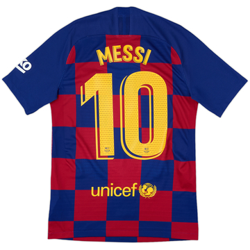 2019-20 Barcelona Authentic Home Shirt Messi #10 - 10/10 - (S)