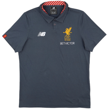 2017-18 Liverpool New Balance Polo Shirt - 8/10 - (M)