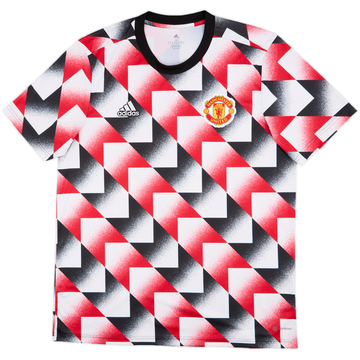 2022-23 Manchester United adidas Pre-Match Shirt - 8/10 - (XL)