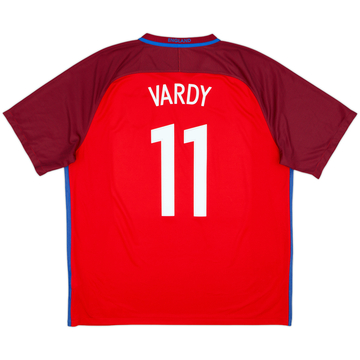 2016-17 England Away Shirt Vardy #11 - 8/10 - (XXL)