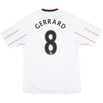 2010-11 Liverpool Away Shirt Gerrard #8 - 6/10 - (L)
