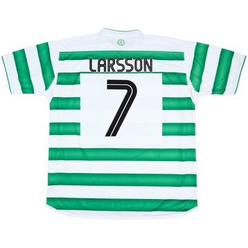 2003-04 Celtic Home Shirt Larsson #7 - 8/10 - (XXL)