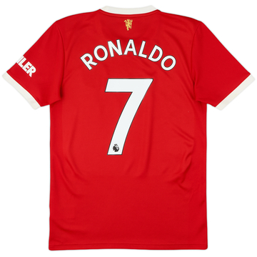 2021-22 Manchester United Home Shirt Ronaldo #7 - 6/10 - (S)