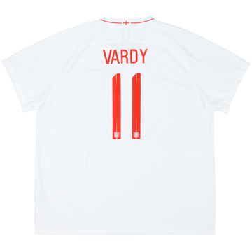 2018-19 England Home Shirt Vardy #11 - 8/10 - (3XL)