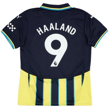 2024-25 Manchester City Away Shirt Haaland #9 - 8/10 - (M)
