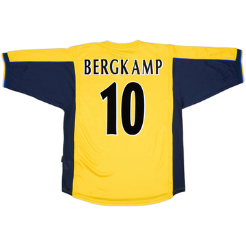 1999-01 Arsenal Away Shirt Bergkamp #10 - 8/10 - (L)