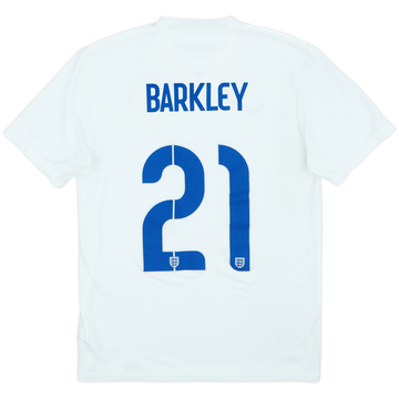 2014-15 England Home Shirt Barkley #21 - 8/10 - (S)