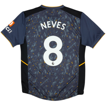 2021-22 Wolves Away Shirt Neves #8 - 9/10 - (M)
