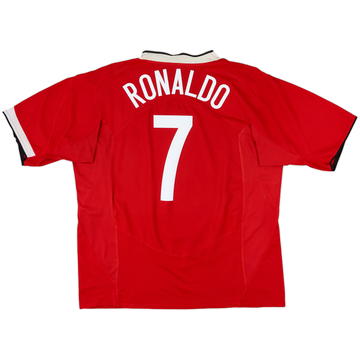 2004-06 Manchester United Home Shirt Ronaldo #7 - 6/10 - (XL)