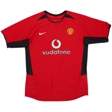 2002-04 Manchester United Home Shirt - 7/10 - (L.Boys)