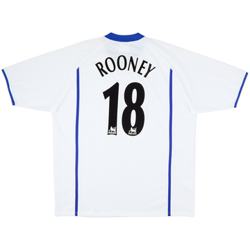 2002-03 Everton Away Shirt Rooney #18 - 8/10 - (XL)
