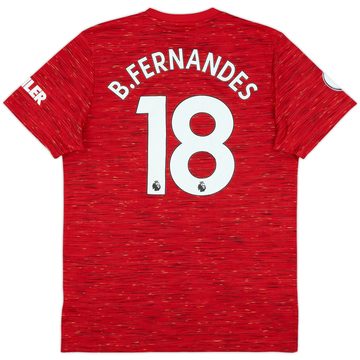 2020-21 Manchester United Home Shirt B.Fernandes #8 - 7/10 - (L)