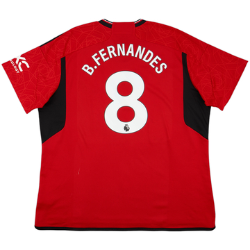 2023-24 Manchester United Home Shirt B.Fernandes #8 - 10/10 - (3XL)