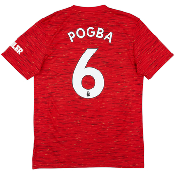 2020-21 Manchester United Home Shirt Pogba #6 - 8/10 - (M)