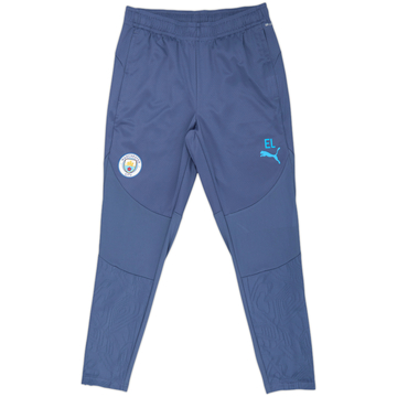 2024-25 Manchester City Staff Issue Puma Track Pants/Bottoms 'EL' - 9/10 - (L)