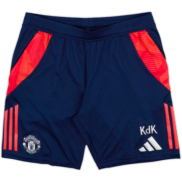 2024-25 Manchester United Staff Issue Training Shorts 'KdK' - 10/10 - (L)