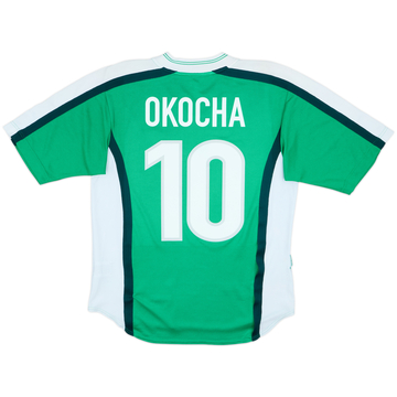 1998-00 Nigeria Home Shirt Okocha #10 - 8/10 - (M)
