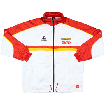 1999 Nagoya Grampus Eight Le Coq Sportif Player Issue Hooded Track Jacket #18 - 6/10 - (L)