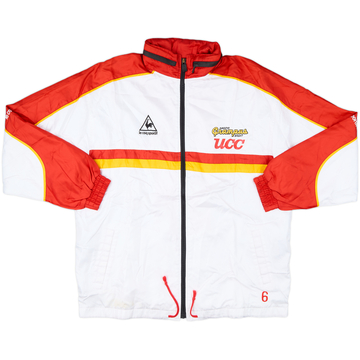 1999 Nagoya Grampus Eight Le Coq Sportif Player Issue Hooded Track Jacket #6 - 8/10 - (XL)