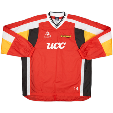 1992 Nagoya Grampus Eight Player Issue Le Coq Sportif Shell Top #14 - 10/10 - (3XL)