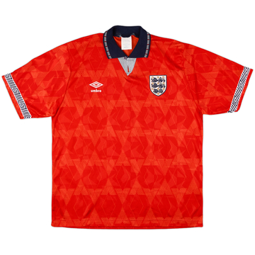 1990-93 England Away Shirt - 10/10 - (L)