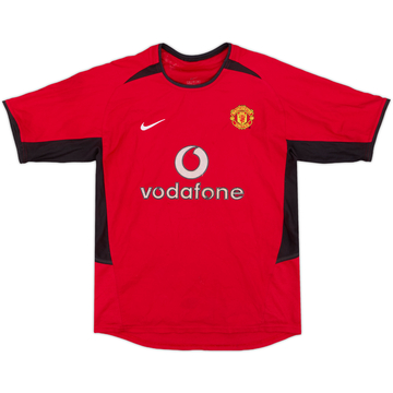 2002-04 Manchester United Home Shirt - 6/10 - (M.Boys)