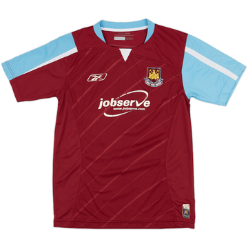2005-07 West Ham Home Shirt - 5/10 - (L.Boys)