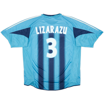 2004-05 Olympique Marseille Away Shirt Lizarazu #3 - 6/10 - (XL)
