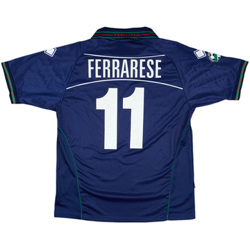 2003-04 Ternana Match Issue Third Shirt Ferrarese #11