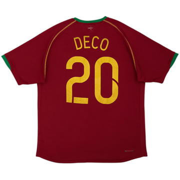 2006-08 Portugal Home Shirt Deco #20 - 6/10 - (L)