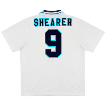 1995-97 England Home Shirt Shearer #9 - 8/10 - (XL)